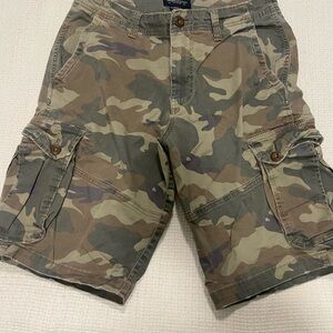 Camouflage Cargo Men Shorts